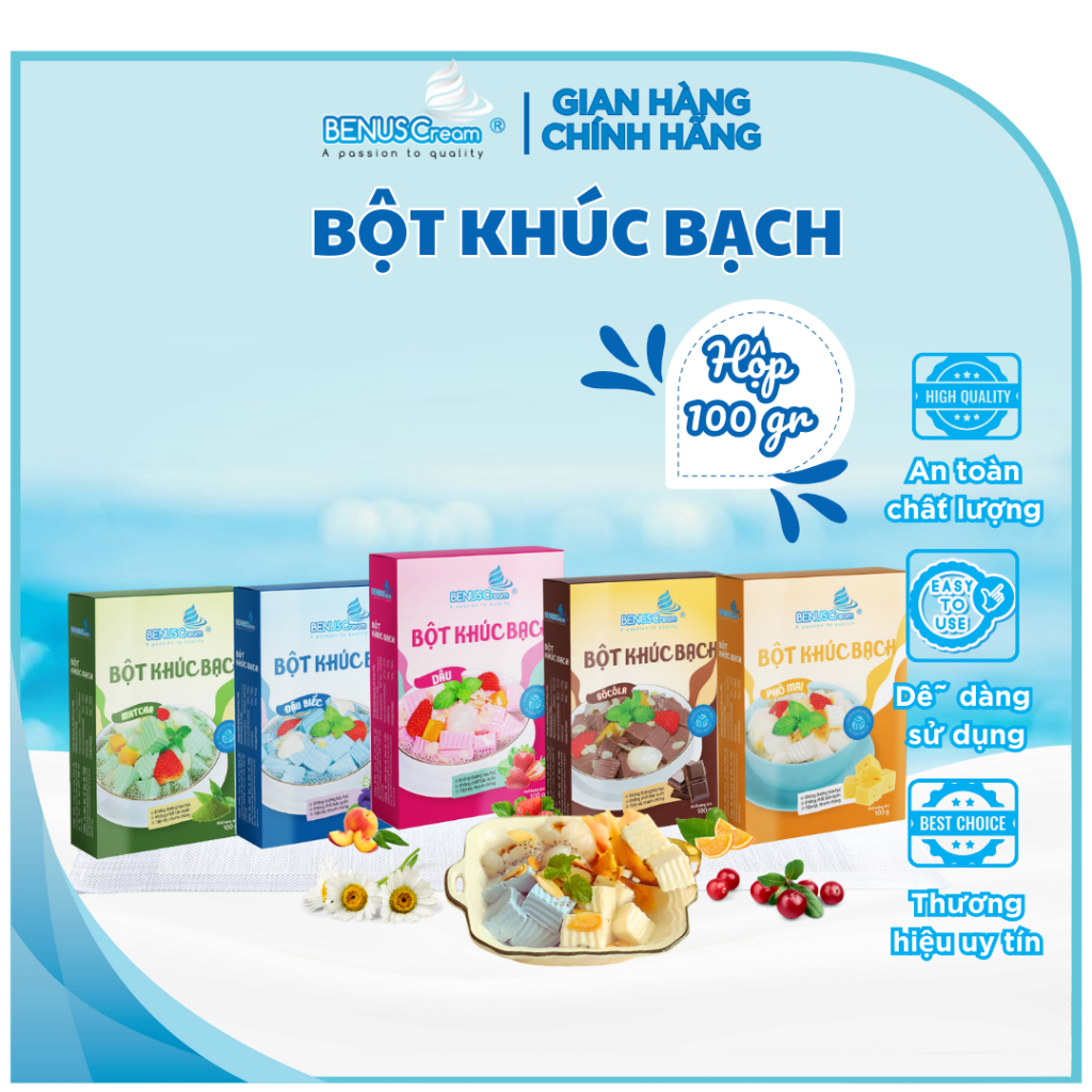 Bột Khúc Bạch BENUSCream - 100gram