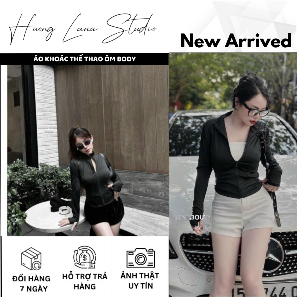 ÁO KHOÁC THỂ THAO ÔM BODY
