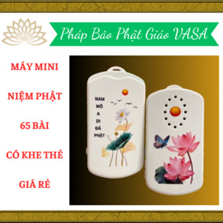 Máy Niệm Phật VASA Mẫu Mini X6 Sẵn 65 Bài, Có Khe Thẻ