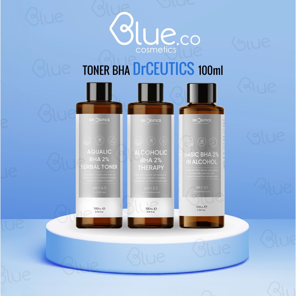 Toner DrCeutics BHA 2% Dành Cho Da Dầu Mụn 100ml