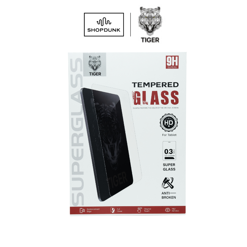 Kính cường lực Tiger Tempered Glass Screen Protectors for iPad Air M2 & iPad Air M3 11/13 inch 2024