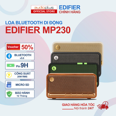 Loa bluetooth di động EDIFIER MP230 - BT v5.0 - 20W - Tích hợp soundcard - Chính hãng - BH12T