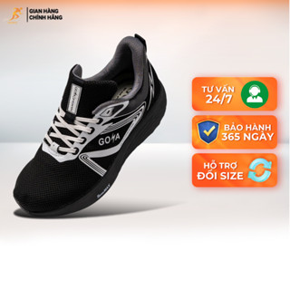 Giày thể thao chạy bộ nam nữ Goya Strides 2 năm 2025 màu full đen