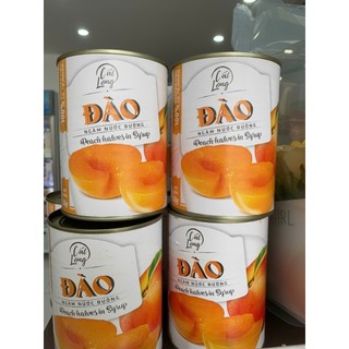 Đào ngâm Cát Long hũ 565g loại ngon