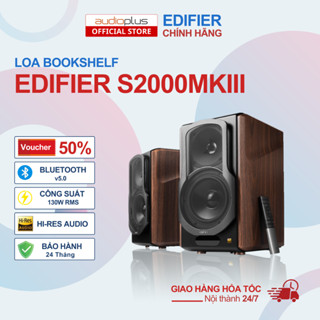 Loa bookshelf bluetooth EDIFIER S2000MKIII - Bluetooth V5.0  - Công suất 130W - Chính hãng - BH 24T