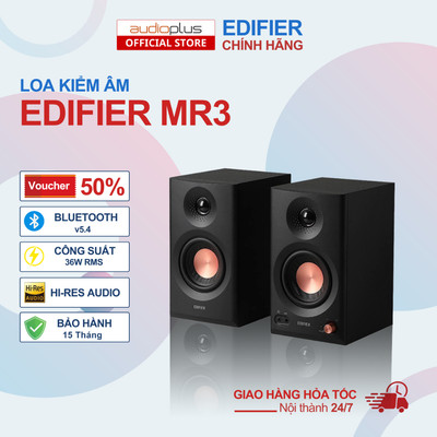 Loa kiểm âm EDIFIER MR3 - Công suất 36W - Hi-Res Audio - Bluetooth v5.4 - Chính hãng -BH 15T