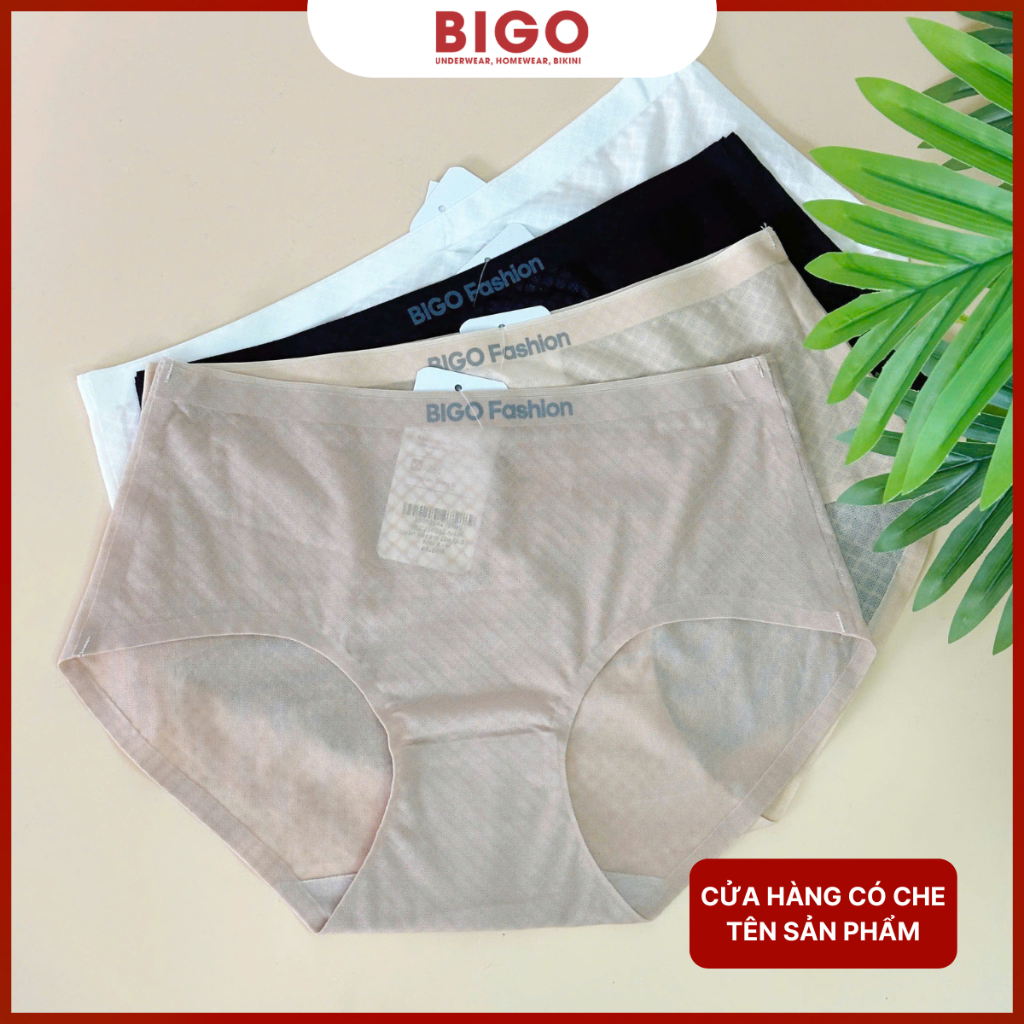Quần lót nữ BIGO su caro không viền BGC210211