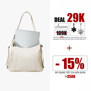 TÚI XÁCH BALO MARGOT Loaf Backpack Đi học - Đi làm - Đi chơi l Giảm áp lực lên vai l 6 ngăn rộng rãi