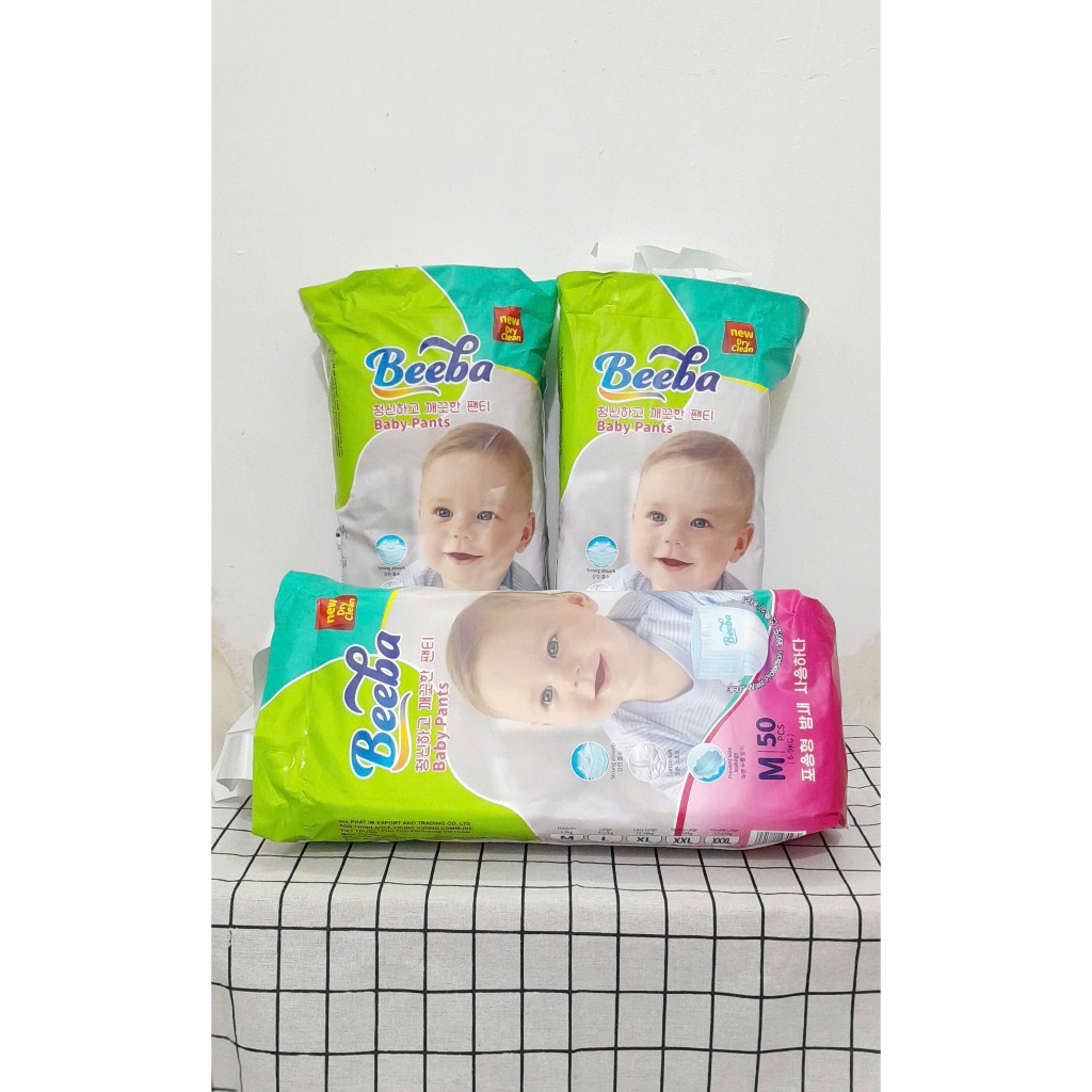 Tả bỉm quần Beeba 50 miếng
