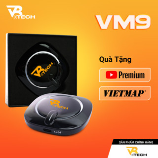 Bộ Android Box VRTECH KX28, VM9 2025 Chính Hãng, CPU 8 Nhân QCM6225, Android 13 cho ô tô,Tặng Youtube Premium và Vietmap