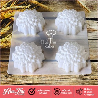 Khuôn rau câu, nhấn xôi Phúc Lộc Thọ Tài (hình tháp, vỉ 4 khuôn) làm bánh rau câu, ép xôi