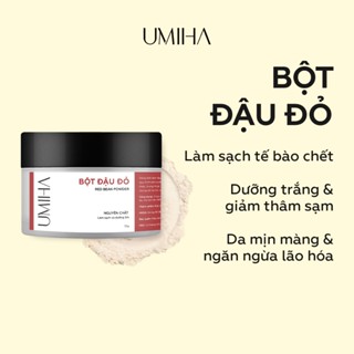  Bột đậu đỏ nguyên chất UMIHA 55G Dưỡng trắng da và tẩy tế bào chết hiệu quả 