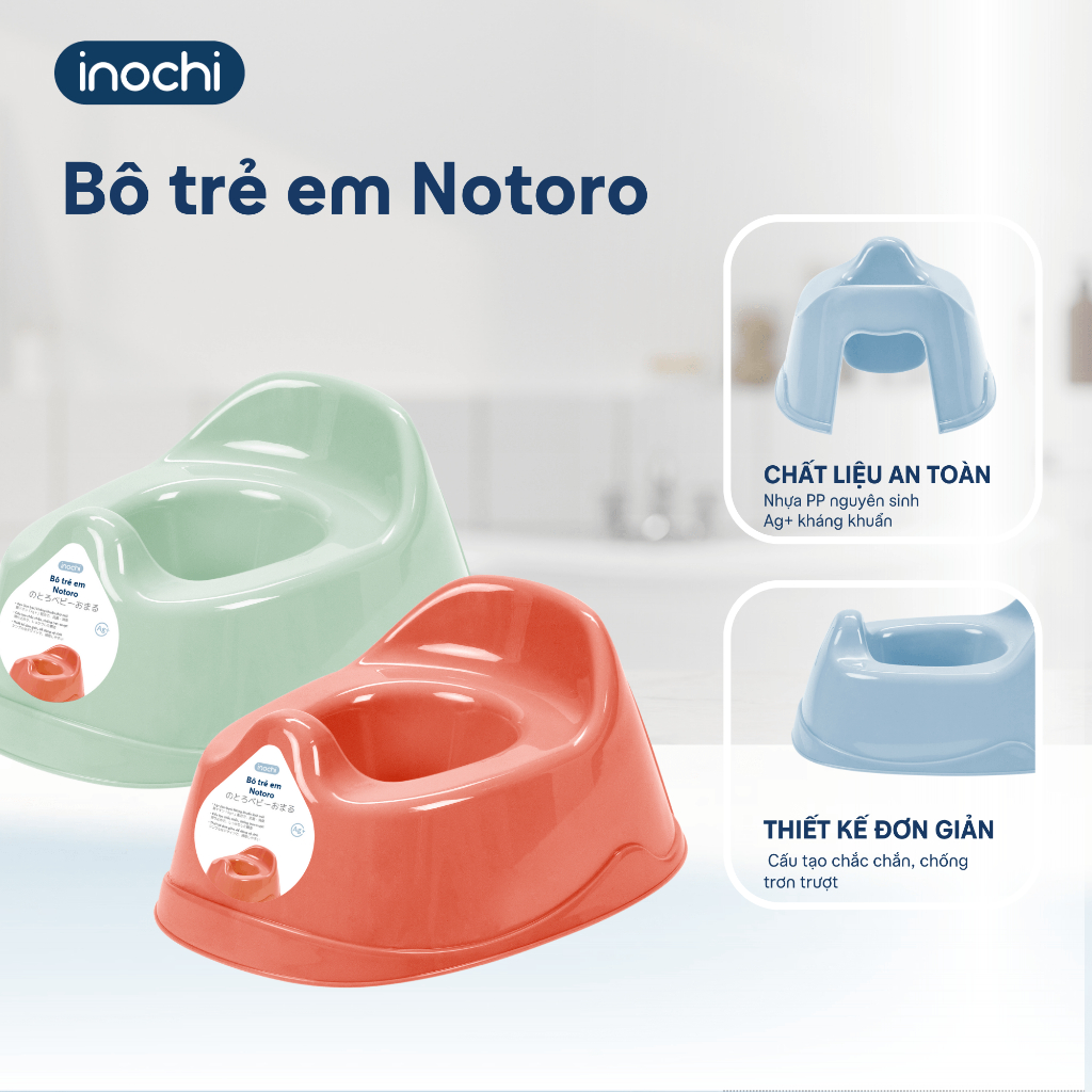 Bô Trẻ Em Inochi Notoro: An Toàn, Tiện Lợi, Chất Liệu Nhựa PP Nguyên Sinh