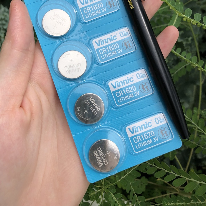 Vỉ 5 Viên Pin Đồng Hồ CR1620 1620 VINNIC