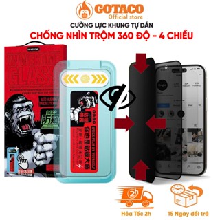 Cường lực chống nhìn trộm 360 độ Khung tự dán cho iPhone 15 Promax 17 Pro max 11Pro max 16 Pro max 14 plus 13 12[058]