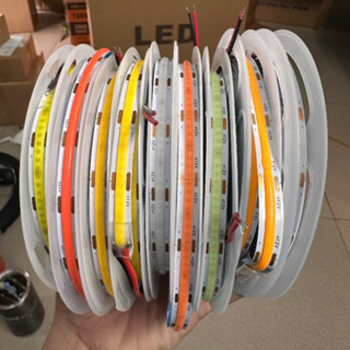 DÂY ĐÈN LED COB 12V CHỐNG NƯỚC CAO CẤP, 320 LED TRÊN 1M DÂY, CUỘN 5M NHIỀU MÀU TRẮNG/VÀNG/TRUNG TÍNH/ĐỎ/LÁ/DƯƠNG/HỒNG