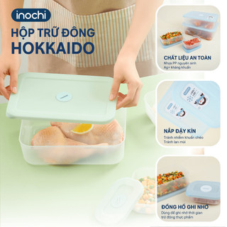  Hộp Trữ Đông Hokkaido  290-900-2500-3600ml : Bảo Quản Thực Phẩm Tươi Ngon An Toàn Tiện Lợi 