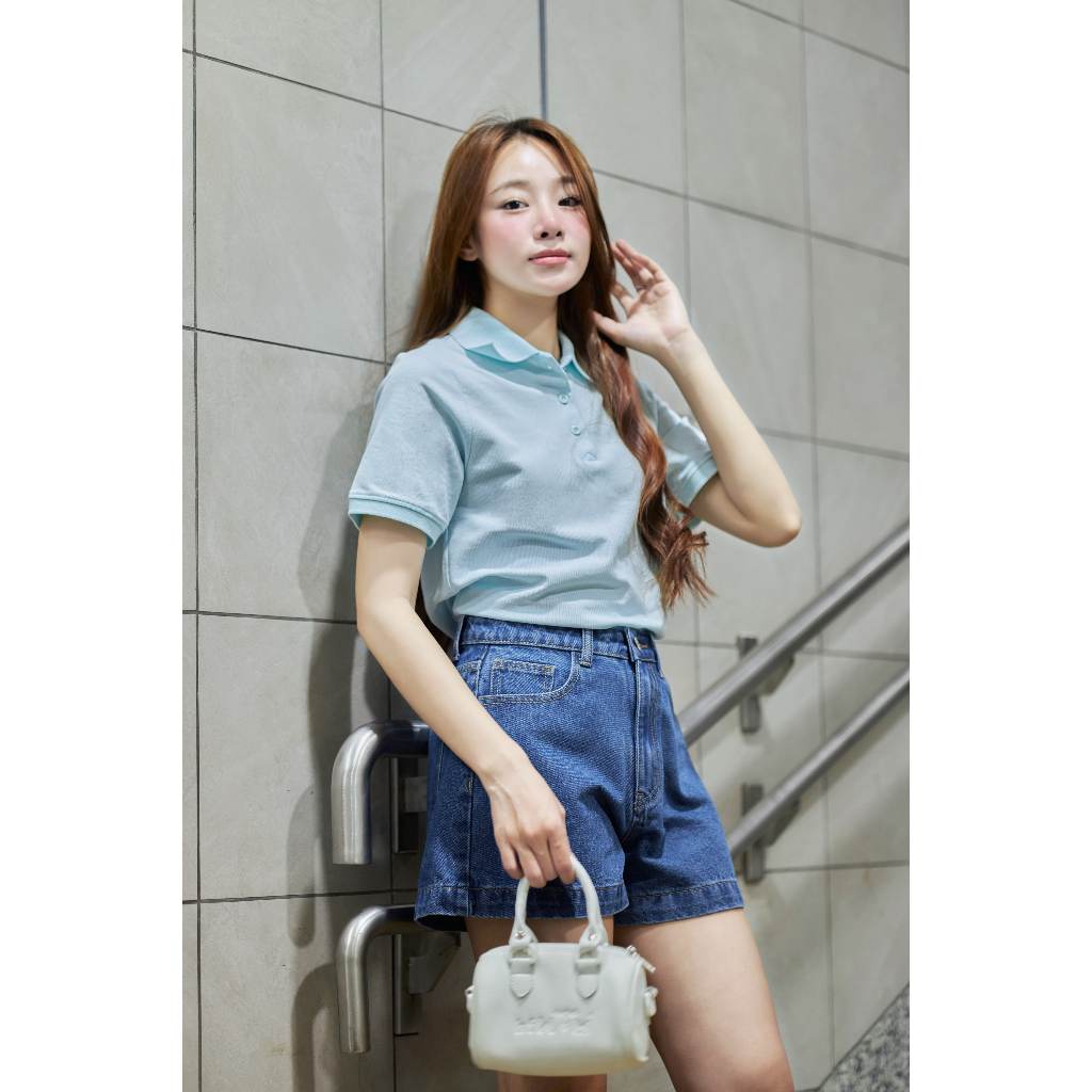Áo polo nữ GILLEE (nhiều màu) trơn tay ngắn basic form rộng mang phong cách Hàn Quốc cotton thoáng mát FAP078 | BigBuy360 - bigbuy360.vn