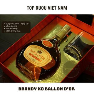 Brandy XO Pháp Napoleon Ballon 700ml [Chính Hãng] [Top Rượu VN]