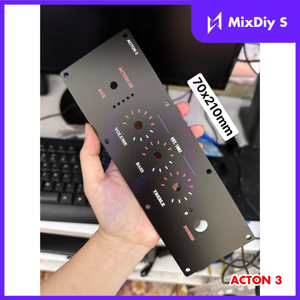 Tấm control loa diy mika in uv siêu đẹp