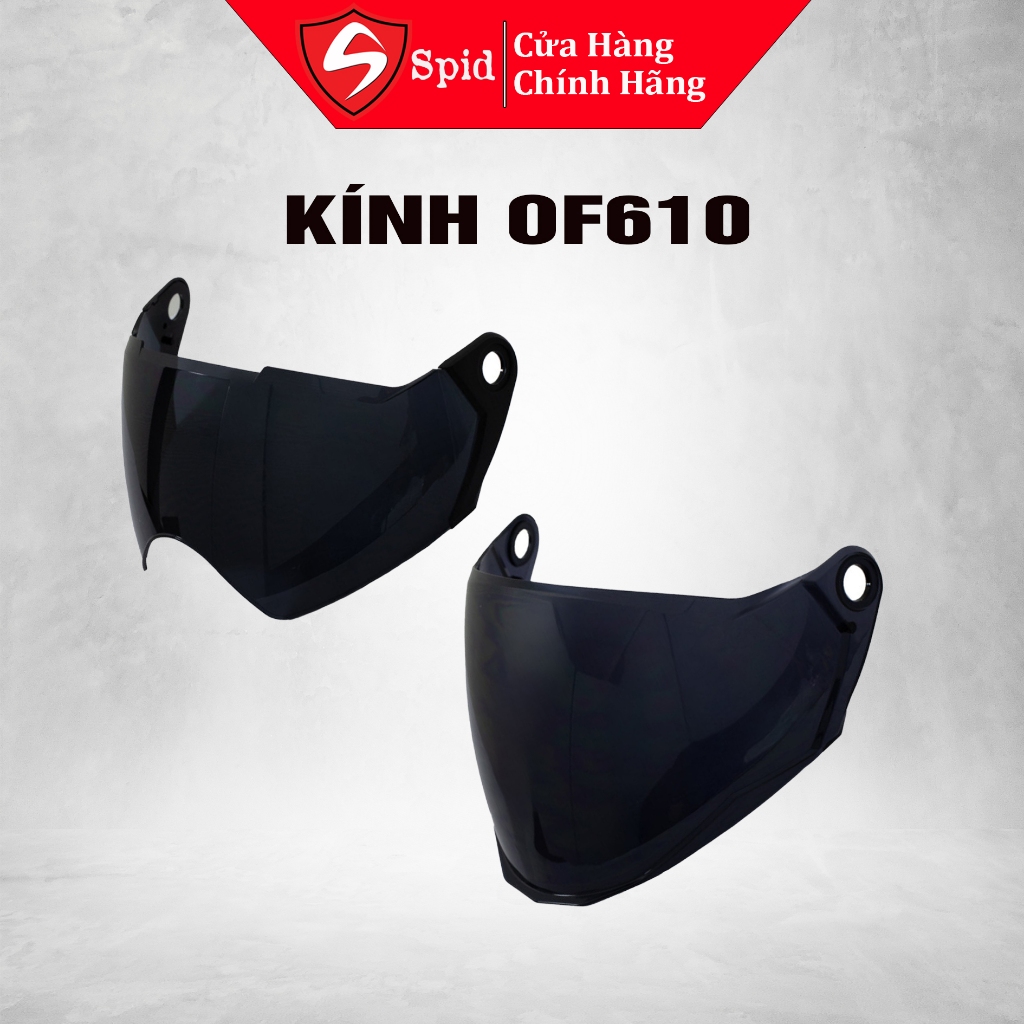 [Hàng Chính Hãng] - Kính Chắn Gió Mũ LS2 OF610 (Không Bao Gồm Nón Bảo Hiểm) - SPID