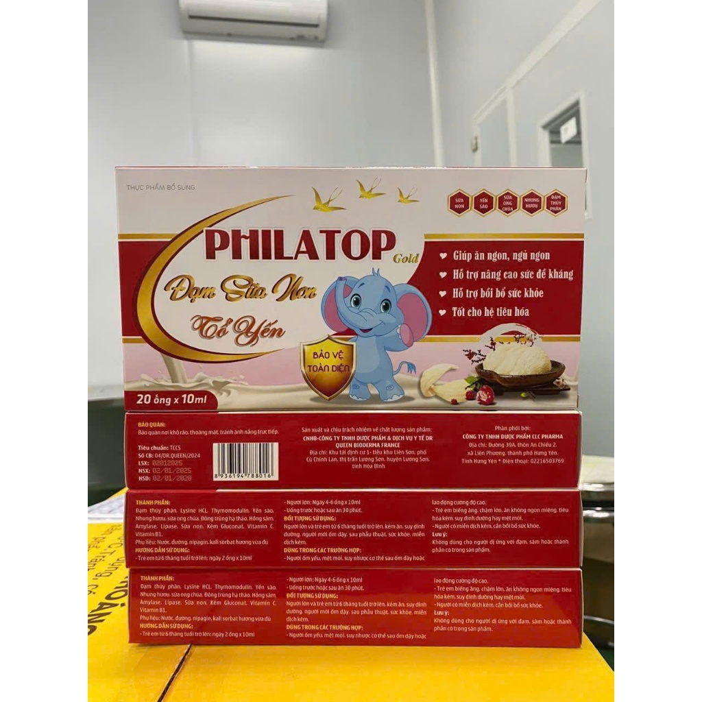 Combo 10 hộp Philatop Yến Sào