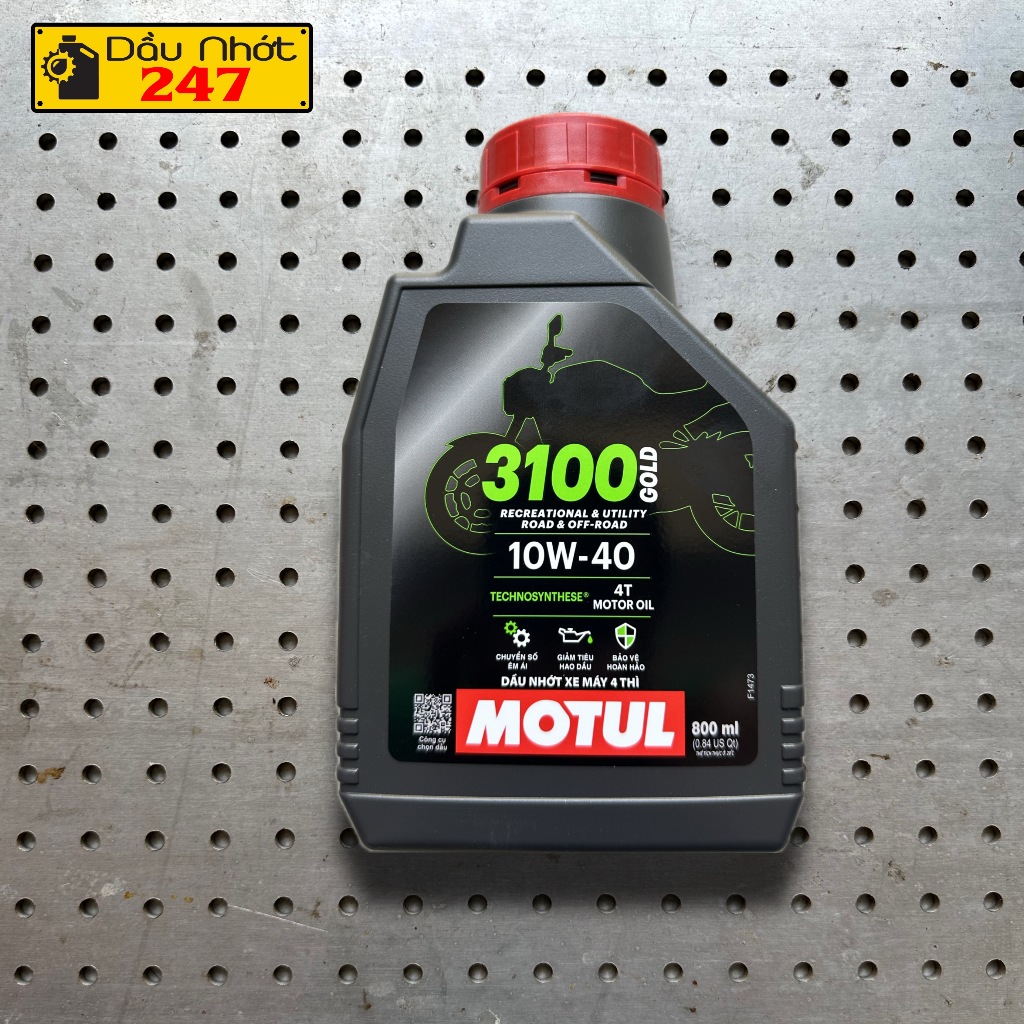 Dầu nhớt Motul Gold 3100 4T 10w40 800ml