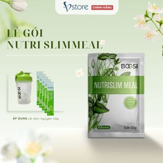 LẺ 1 gói Bữa Ăn Dinh Dưỡng Ít Calo Boosi NUTRISLIM MEAL-  Hỗ Kiểm Soát Cân Nặng