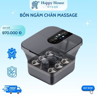 Bồn massage ngâm chân, chườm ấm tự động Mexi chống giật điện, giúp thư giãn bảo vệ sức khỏe