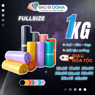 [1KG] Túi Niêm Phong Đóng Hàng ĐỦ MÀU, ĐỦ KÍCH THƯỚC Đóng Gói Nhanh Giá Rẻ - BAO BÌ DOHA