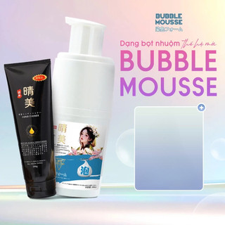  Combo bọt nhuộm tóc bong bóng Komi japan và dầu xả komi hương thơm nước hoa bảng màu thời trang 