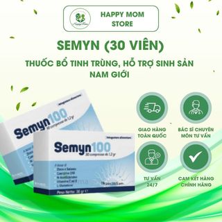 [Chính hãng] SEMYN (30 VIÊN) – THUỐC BỔ TINH TRÙNG, HỖ TRỢ SINH SẢN NAM GIỚI