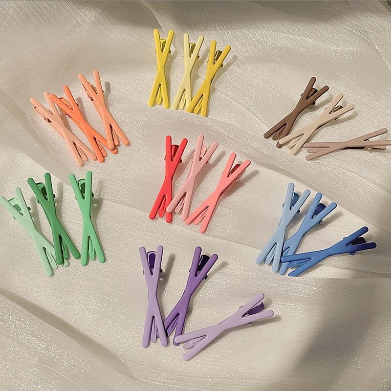 🍑RY🍑Sweet Girls Khaki Series Hairpin Hairclips Headwear Accessory,Kẹp tóc 1K