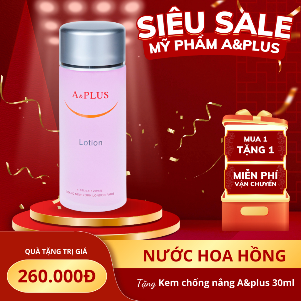 Nước hoa hồng cân bằng da A&plus  A003 - 120ml