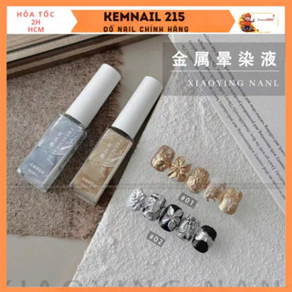  Cọ nét cồn loang tráng gương metan gray mã 2 metan gold mã 1 trang trí móng chuyên dụng kemnail215 