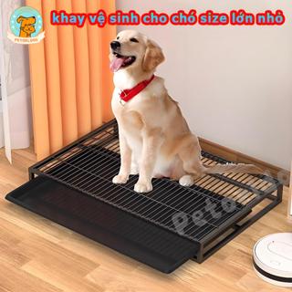 Petorldog Khay vệ sinh cho chó size lớn  nhỏ - Khay đái cho chó-Khay hướng dẫn cún đi vệ sinh