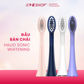 Đầu bàn chải điện thay thế Halio Sonic Whitening (Hộp 5 Đầu) Vàng Hồng/Tím/Xanh đen/Trắng