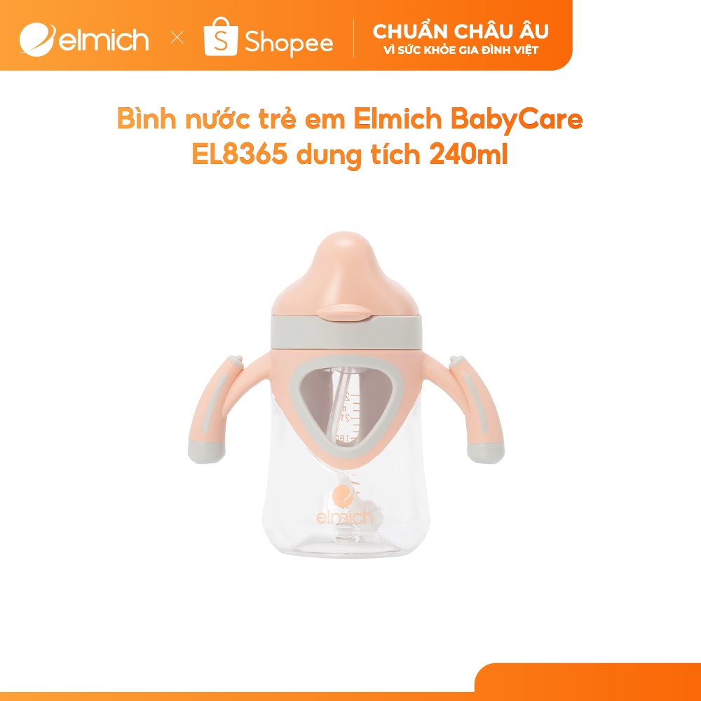[Outlet S2] Bình nước trẻ em Elmich BabyCare EL8365 dung tích 240ml