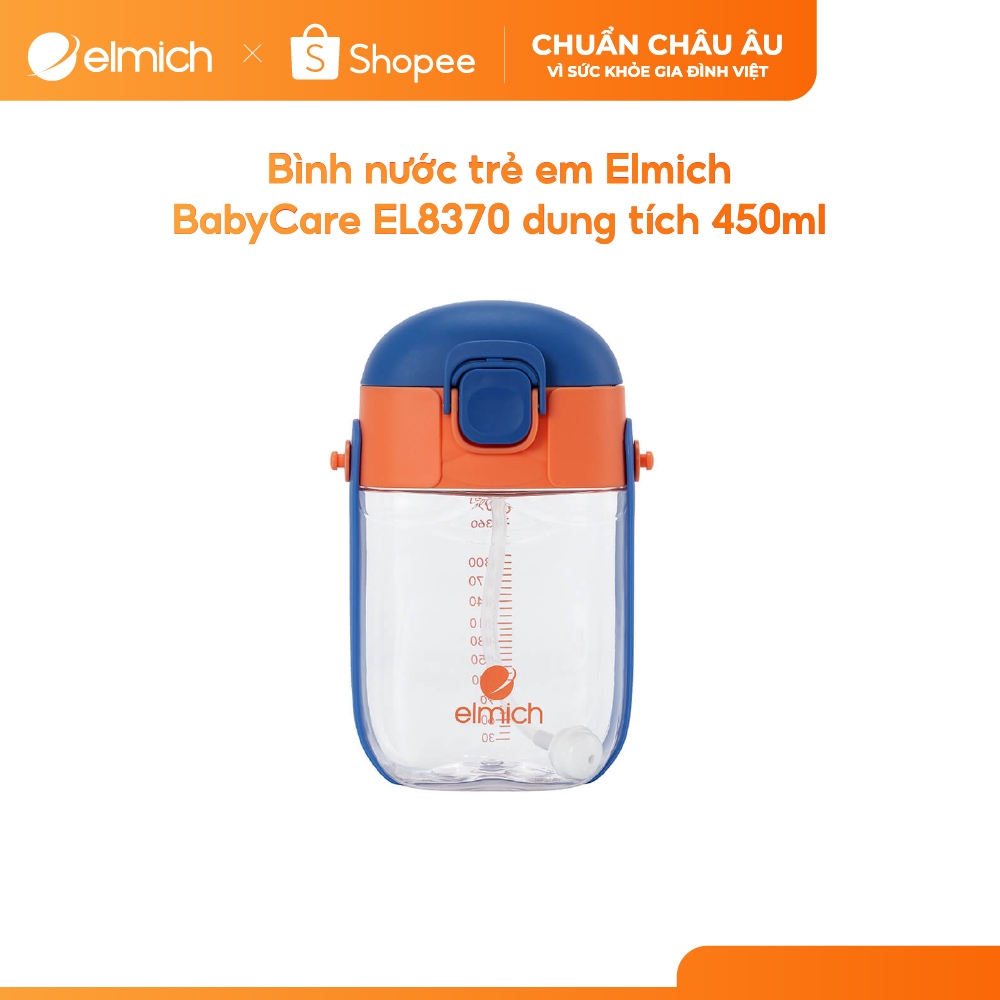 [Outlet S2] Bình nước trẻ em Elmich BabyCare EL8370 dung tích 450ml
