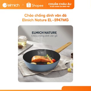 Chảo chống dính vân đá Elmich Nature EL-5947MG