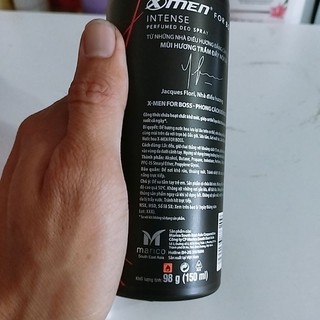 Xịt khử mùi xmen for boss