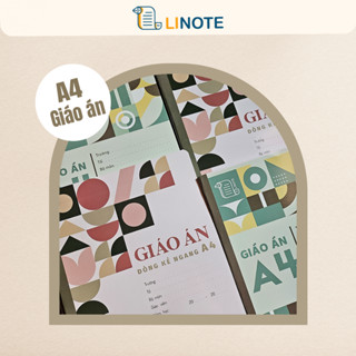 Sổ Giáo Án A4 Linote 200 - 320 trang dòng kẻ ngang, giấy trắng ISO 90-92