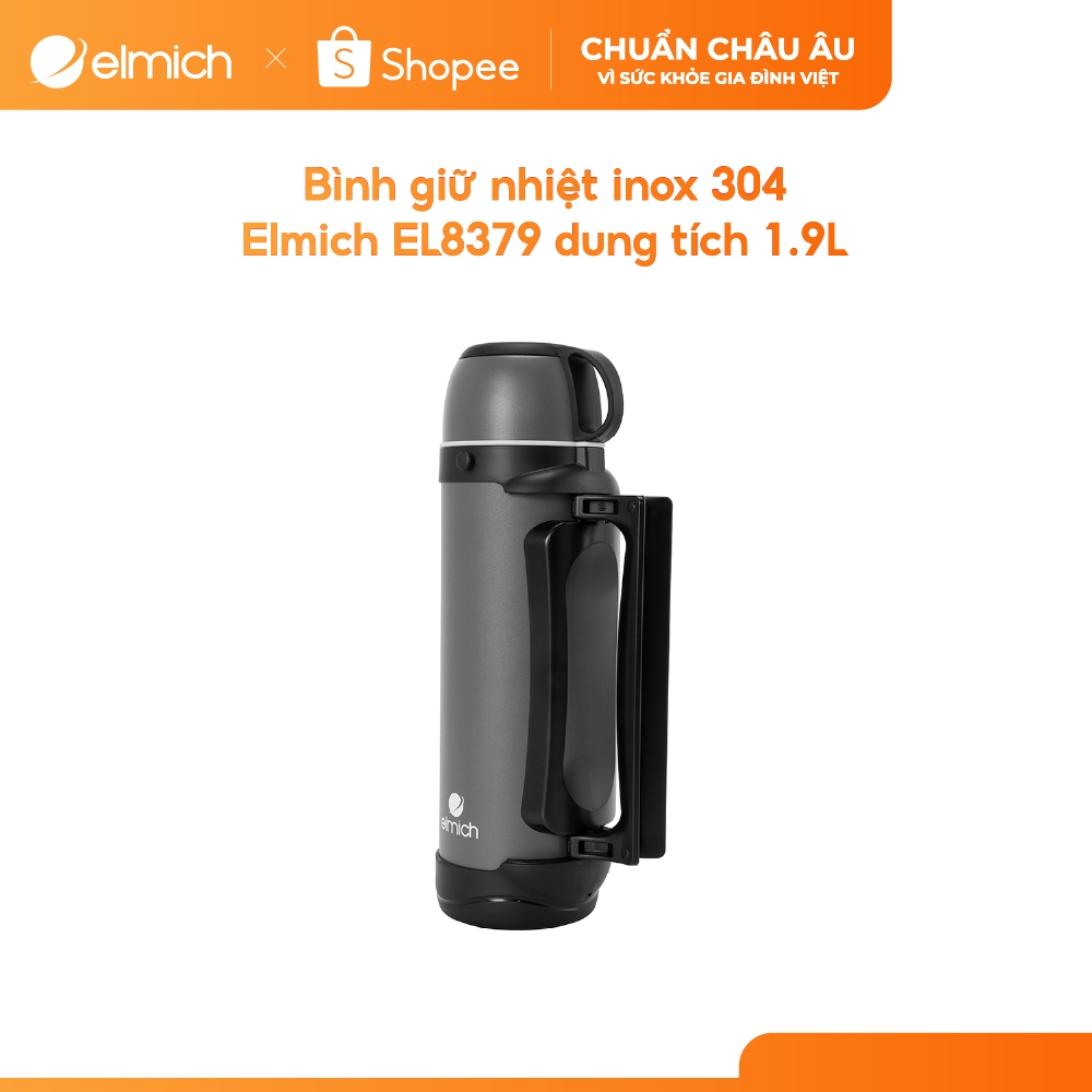 [Outlet S2] Bình giữ nhiệt inox 304 Elmich EL8379 dung tích 1.9L