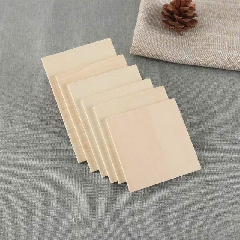 Tấm gỗ Plywood ( 3mm ) hình chữ nhật, hình vuông, nhiều kích thước, tô màu, vẽ, trang trí decor