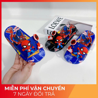 Dép lê Siêu Nhân Nhện Icon HOT 2025 Quảng Châu cao cấp cho bé trai bé gái (Ảnh thật, video)