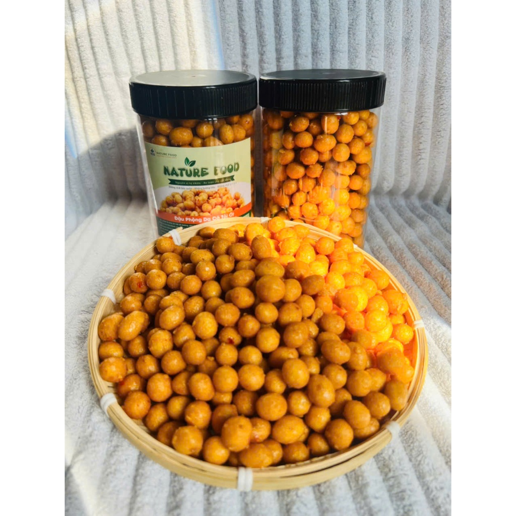 Đậu Phộng Da Cá Tỏi Ớt thơm ngon giòn NATURE FOOD