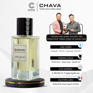 Nước Hoa Nam Đẳng Cấp, Cuốn Hút CHAVA LUXURY ABRAHAM Hương Gỗ Trầm Ấm, Nam Tính, Điềm Tĩnh - Chính Hãng, Lưu Hương Lâu