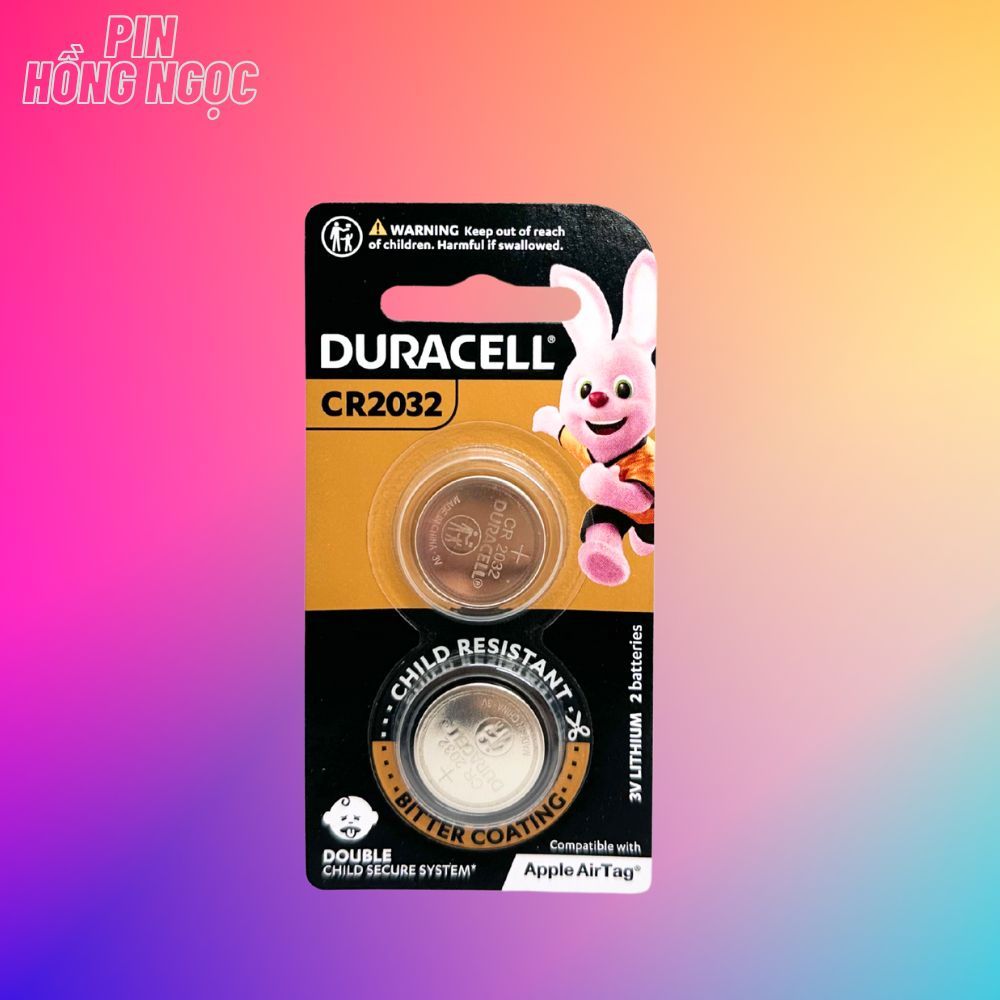 Vỉ 2 Viên CR2032 DURACELL 3V  Siêu Bền - Hàng chính hãng