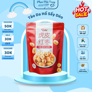 [Chính Hãng] Táo Da Hổ Sấy Dẻo Táo Đỏ Tân Cương Cao Cấp Nhiều Công Dụng Bổ Dưỡng Tăng Cường Sức Khoẻ