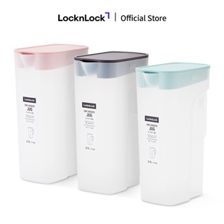 Bình nước nhựa Lock&Lock One Handed Jug 2.1L HAP818 màu xám, xanh mint, hồng